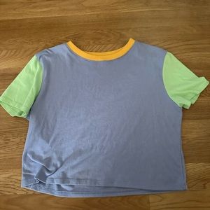 Multicolor crop top